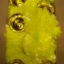 6 Pcs 5 Feet Long Strands Marigold Flowers Garland with Bell Indian Wedding Decoration Artificial Decorations for Altar Faux Flower for Diwali, Pooja, Bush Floral Party (Yellow)