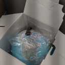 8'' World Globe with Gold Stand 720 Rotating, Kids Adults Student Geography Educational, Desk Globe Decorative Office Classroom, Unique Birthday Christmas Gifts (Elegant Turquoise)