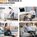 YAZHI Cordless Knee Massager for Pain Relief Electric Heated Knee Brace, 5 Heat Levels & 3 Massage Modes, Gifts for Men and Women 1pack