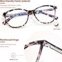 Madison Avenue TR90 Blue Light Blocking Glasses Anti Eyestrain UV Glare Blue Light Glasses for Women TV Phone Computer Gaming Eyeglasses (Black Tortoiseshell)