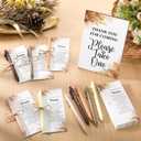 Sintuff 50 Set Baby Shower Favors for Guest 1 Thank You for Coming Sign 50 Ballpoint Pens 50 Thank You Cards with Twine Fall Baby Shower Return Gifts for Gender Reveal(Retro Colors,Boho)