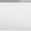 Pinnacle Systems (Stainless Steel, 23.375" L X 16.875" W X 1") Precision Pet Two Door Metal Dog Crate Tray Replacement Pan Crack Proof Pet Kennel Great Cage Tray Pet Supplies