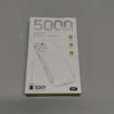 Anker 621 Magnetic Portable Charger (MagGo), 5,000mAh Wireless Power Bank with USB-C Cable, Magsafe-Compatible Battery Pack for iPhone 16/15/14/13/12 Series (White)