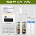 AAwipes Soil Test Kit for 4-in-1 pH, Nitrogen(N), Phosphorus(P), Potassium(K) Levels 40 Tests for Garden, Lawn, Yard & Plant Care Reliable Nutrient Tester with Sampling Accessories