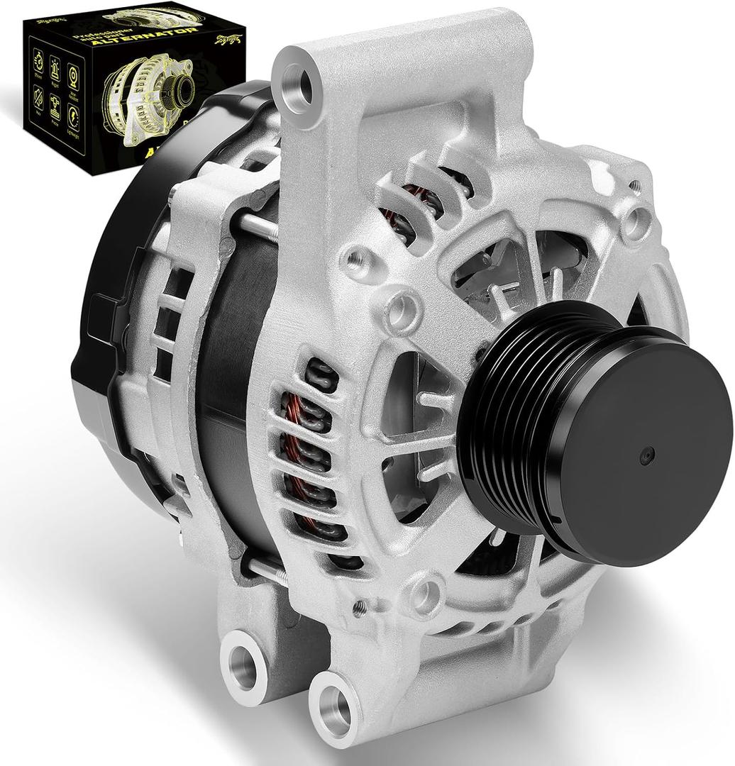 Oktiger Upgraded Alternator for Toyota Camry 2018-2023 2.5L, Corolla 2019-2023 Manual Transmission 2.0L, for Rav4 2019-2022 2.5L, L4 12V 100A Clockwise 6-Groove Pulley, OE 27060-25010
