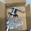 Garage Door Lock T-Handle Locks Latch Replacement Parts with 4 Keys, Mounting Hardware Included, Fit 1-3/8" to 2" Thick Doors, T-Handles Locking Set for Garage Door - 1pack