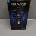 Minimoon Bug Zapper Outdoor 4000V Powerful Electric Mosquito Zapper, 15w Fly Trap Outdoor, IPX4, Corded Fly Zapper for Indoor, Yard, Backyard, Patio, Camping (Black) (without LED lighting)