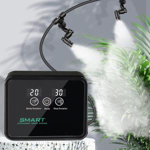 Reptile Humidifiers Smart Misting System, Reptile Mister Automatic with Timer, Terrariums Humidifier with 360° Adjustable Misting Nozzles, Spray Kit for Rainforest Plants Amphibian (Touch 1st Gen - Upgraded Version)