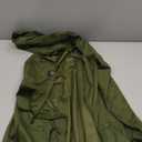 UQJE Medieval Cloak with Hood Halloween Renaissance Hooded Short Cape for Men and Women (One Size, Green)