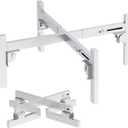 Firepit Stand, Adjustable Fire Pit Stand for Solo Stove Ranger Bonfire Yukon Accessories Foldable Firepit from 15 to 27 inch Stainless Steel Outdoor Camping Fireplace Tools