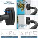 YNL Curved Shower Curtain Rod 35-82In(2.9-6.8Ft), Matte Black Rounded Rustproof Shower Rod for Bathroom Bathtub, Adjustable Arched Shower Rod, Never Rust|Extra Space|Non-Slip|Expandable|Need to Drill