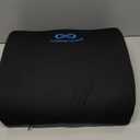 Everlasting Comfort Lumbar Support Pillow for Office Chair - Memory Foam Back Cushion for Car Seat - Promotes Better Posture, Back Pain Relief - Ideal Gaming and Desk Chairs Work and Home Essentials (D. Black Cooling)