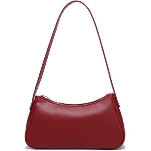 Small Shoulder Bag for Women Cute Mini Purse Trendy Vegan Leather Y2k Crescent Handbag