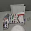 JEWHITENY 45PCS Gel Nail Polish Kit with U V Light LED Nail Lamp 40 Colors Set Manicure Nail Gel Kit