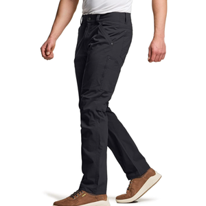 CQR Men's Vent Stretch Pants, Quick Dry Lightweight Casual Cargo Pants, Water Resistant Straight-Fit Utility Work Pants 34Wx30L