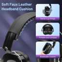 Floriogra 2 Pack 34dB Noise Canceling Headphones For Shooting, Hearing Protection Earmuffs, Ear Protection Headphones, Thickened Headband Ear Muff For Noise Reduction for Shooting, Construction,Mowing