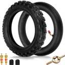 2.50-10 Dirt Bike Tire and Inner Tube Compatible with XR50 CRF50 QG-210 Baja DR49 TaoTao DB10 PW50 JR50 DR-Z70 Pit Bike Motovox MVX70 SYX Moto 50cc Mini Dirt Bike MX500 MX650 Dirt Rocket Parts, 2.50-10 1 pcs