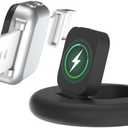 sylacor Charging Stand Compatible with Gabb Watch 3e/3, Portable & Foldable Wireless Magnetic Charger Accessories with 3.3 Feet Charging Cord (Not for Gabb Watch 2/1) (Black)