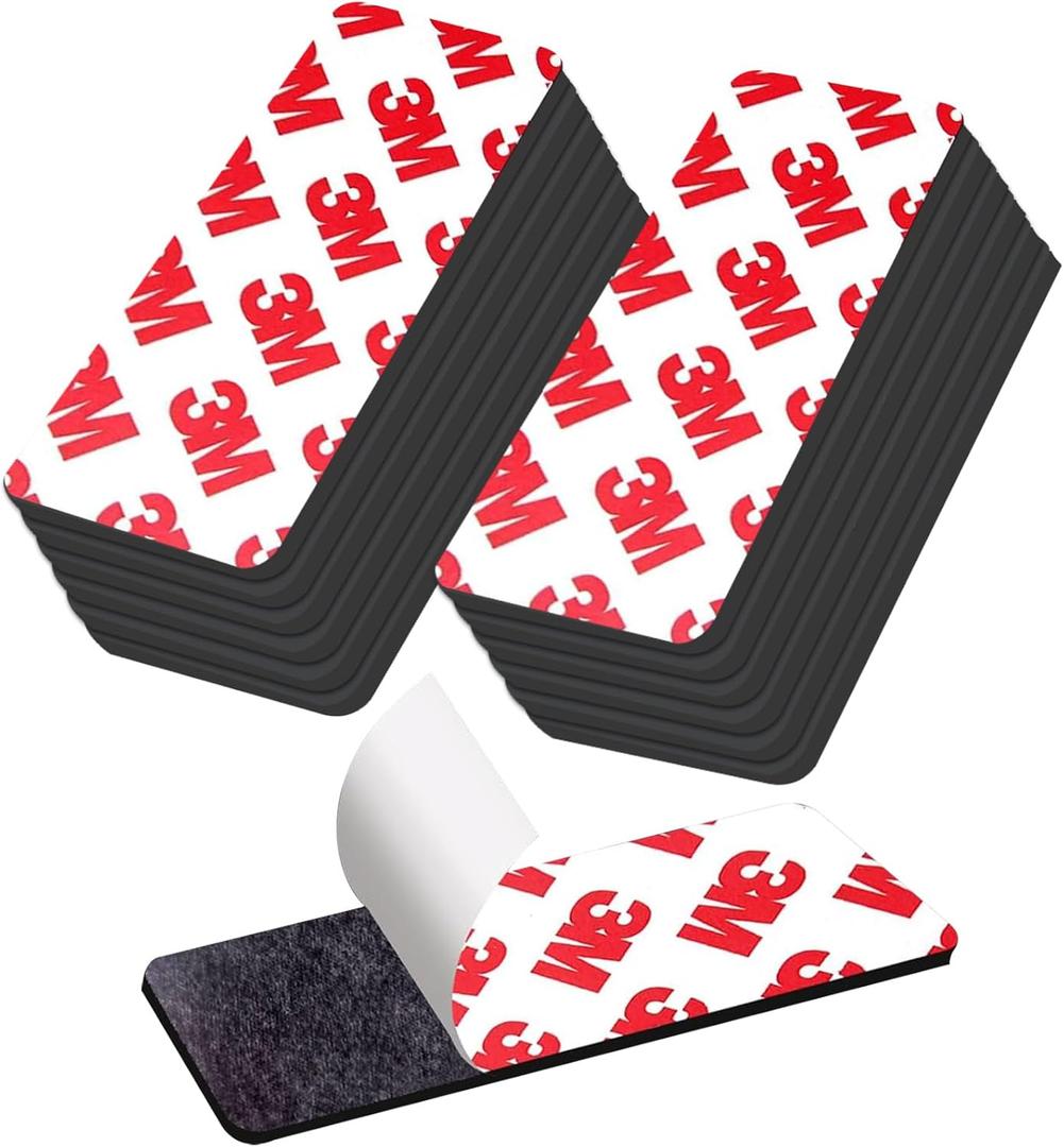 Thaibear Magnetic Strip, Flexible Magnetic Tape with Adhesive Backing (16 Pack, 3" x 1") Strong Adhesive Magnetic Strips for DIY, Crafts, Fridge - Sticky Magnet Tape Strip for Wall