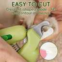 6 x Dog Nail Clippers,Dog Nail Trimmers for Small Medium Dogs and Cats - Professional Grooming Tool with Safety Lock, Sharp Stainless Steel Blade Prevents SplittingIncludes Nail File (Green-mini)