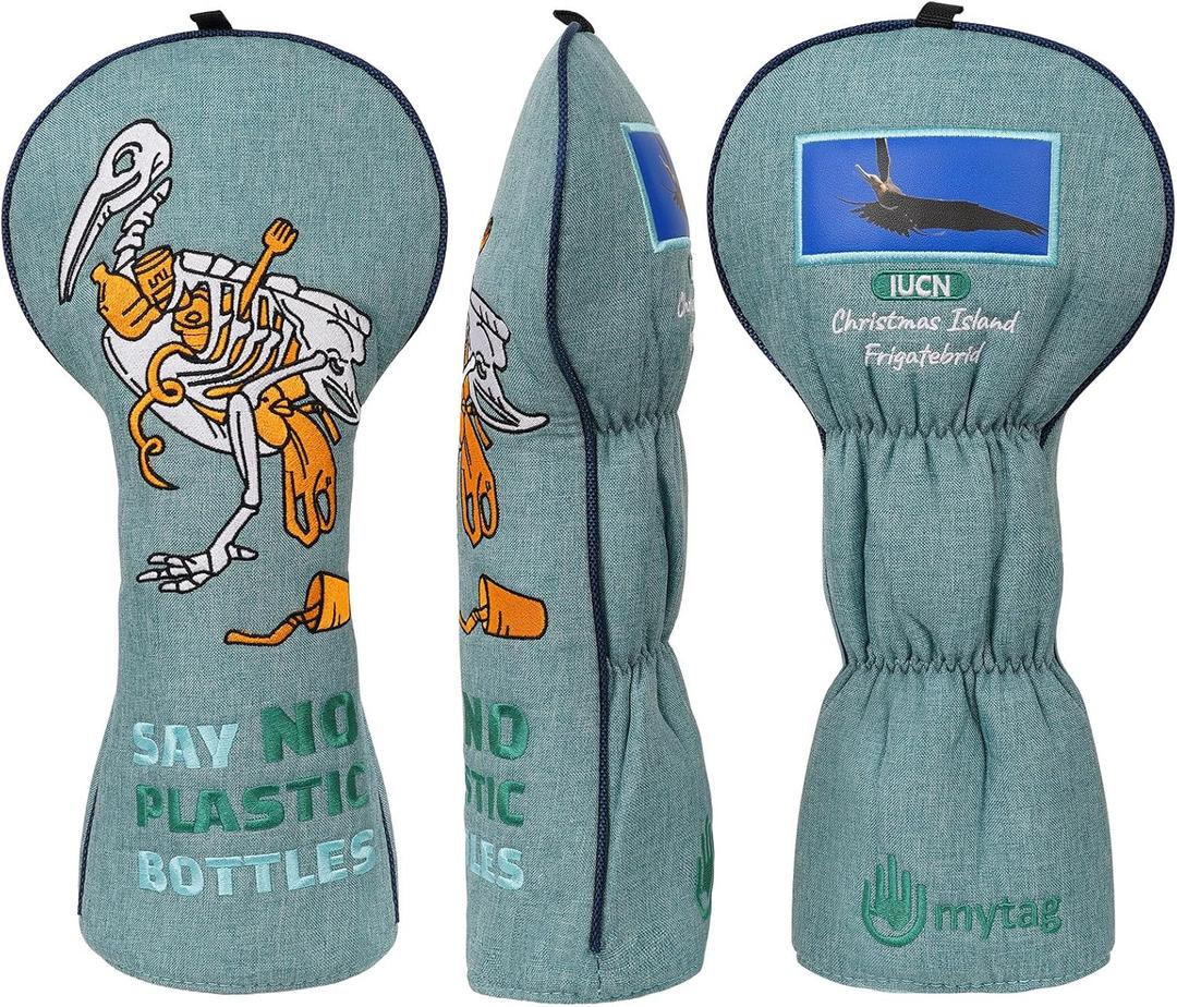 mytag Green Series Golf Headcover, Golf Gift for Eco-Golfer