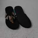 REEF Women's Sandals Spring Woven, Arch Support Flip Flops For Women (7, Pebble)
