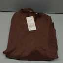 dowerme Oversized Sweatshirt for Women Casual Long Sleeve V Neck Comfy Fleece Pullover Tops Pockets Fall Outfits 2025 (Small, Brown)