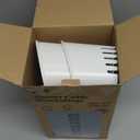 TAILI Shower Caddy Suction Cup 2 Pack, Heavy Duty Bathroom Organizer, Removable Shelves for Inside Shower, Shampoo, Waterproof Suction Plastic Storage for Bathroom Accessories Holder, White