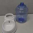 Amazon Basics Gravity Pet Water Dispenser for Cat, Dog, 1 gallon Capacity, Small, Gray