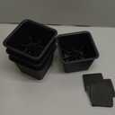 Ihomepark Bed Risers 3 Inch, Heavy Duty Square Furniture Frame Lift for Couch, Chair, Desk, Sofa and Bunk Bedpost, Set of 8