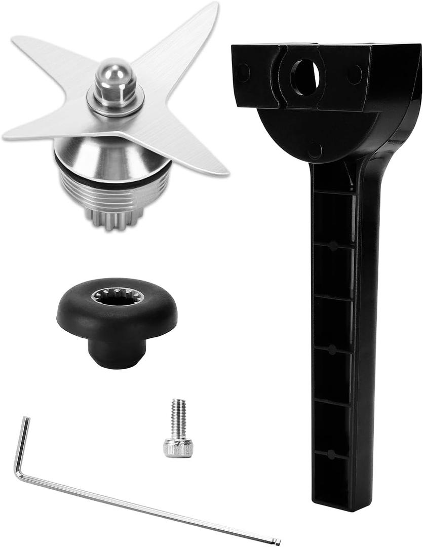 Replacement Blade Parts with Wrench and Drive Socket Removal Tool Kit, Compatible with vitamix 5200 5000 4500 5500 Blender Wet Blade Replacement, Fit for 64oz 48oz 32oz Classic Container