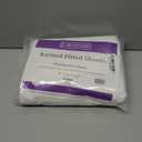 BLISSFORD - 2 Pack Fitted Hospital Bed Sheets with Elastic All Around for a Cotton Rich Soft Knitted Jersey Sheet, 36 x 84 x 12