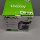 AROMA Digital Rice Cooker, 4-Cup (Uncooked) / 8-Cup (Cooked), Steamer, Grain Cooker, Multicooker, 2 Qt, Stainless Steel Exterior, ARC-914SBD