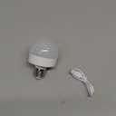 Remote E26 Battery Operated Light Bulb, RGB LED Magnetic Light Bulb with Timer, Dimmable Rechargeable Bulb for Bedroom, Living Room, Kitchen, Entryway