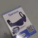 Airplane Head Strap 3D Eye Mask, Travel Pillow Alternative for Long Flight, 360 Support Sleep Head Hold, Stop Bobblehead, Ultra-Compact Lightweight Travel Essentials, Black