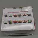 C7 LED Christmas String Lights, 25FT Vintage Multicolor Lights with 27 Clear Red/Green/White LED Bulbs, Outdoor String Lights for Christmas Tree Party Backyard - Green Wire