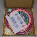 READAEER Round Knitting Looms Set Craft Kit Tool with Hook Needle and Pompom Maker (Multicolor)