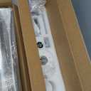 60 Inch White Ceiling Fan No Light, Wood Indoor Outdoor Ceiling Fans for Patios Living Room Bedroom Gazebo, Big 3 Blade Propeller Wet Rated Ceiling Fans for Sloped Angled Ceiling