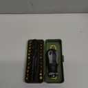 Tool Torx Bit Set 29-Piece, 2 In-1 Bits Ratchet, Flex Locking Head Design with 26-piece 1/4" Patent Bits, Magnetic Bit Holder, Stubby Handle and Compact Paint Metal Case, Multi-function