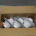 6 Pack 5/6 Inch 5CCT LED Recessed Light Retrofit, 2700K/3000K/4000K/5000K/6500K Selectable, Dimmable Can Lights with Baffle Trim, 12W=150W, High Brightness 1000LM, IC & Wet Rated, ETL & FCC Certified