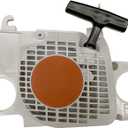 MS170 White Recoil Pull Starter Replacement Parts Fit for Stihl 017 MS170 018 MS180 Chainsaws Compatible with 1130 080 2100