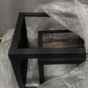 25"&19" Large Decorative Lanterns Outdoor Indoor, Set of 2, Black