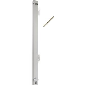 File Cabinet Locking Bar. Fits 4 Drawer File Cabinets. Includes Cobalt Drill Bit. (Beige)