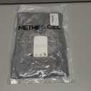 METHE & CIEL Women Long Sleeve V Neck Shirts Dressy Casual Asymmetrical Slim Fitted Ruched Fall Tops Trendy Tunic Blouse (X-Large, Heather Grey)