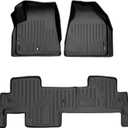 MAXLINER Custom Fit 2 Row Floor Mat Liner Set Compatible with 2008-2017 Buick Enclave