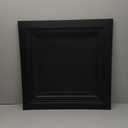 Art3d 12-Pack Square Black Drop Ceiling Tile 2ft x 2ft, PVC Ceiling Panel 24 x 24in.