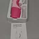 AquaSonic Kids' Water Flosser for Ages 6+ | Standard Nozzle, Orthodontic Nozzle & Waterproof Stickers | 4 Flossing Modes | Aquarium Adventures Theme (Pink)