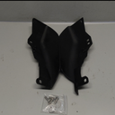 Mid Frame Air Deflectors Compatible for Harley Touring Road Glide Street Glide Electra Glide Road King Ultra Limited Tri Glide CVO 2009-2024 with Mounting Hardware (Gloss Black)