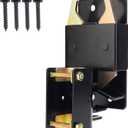 2 Way Heavy Duty Lockable Gate Latch, Black Anti-Sag Farm Gate Latch, Two-Way Livestock Gate Latch Hardware for Farms, Metal Gates, Ranches, Pet Cages, Fences, Stables, 1 pcs