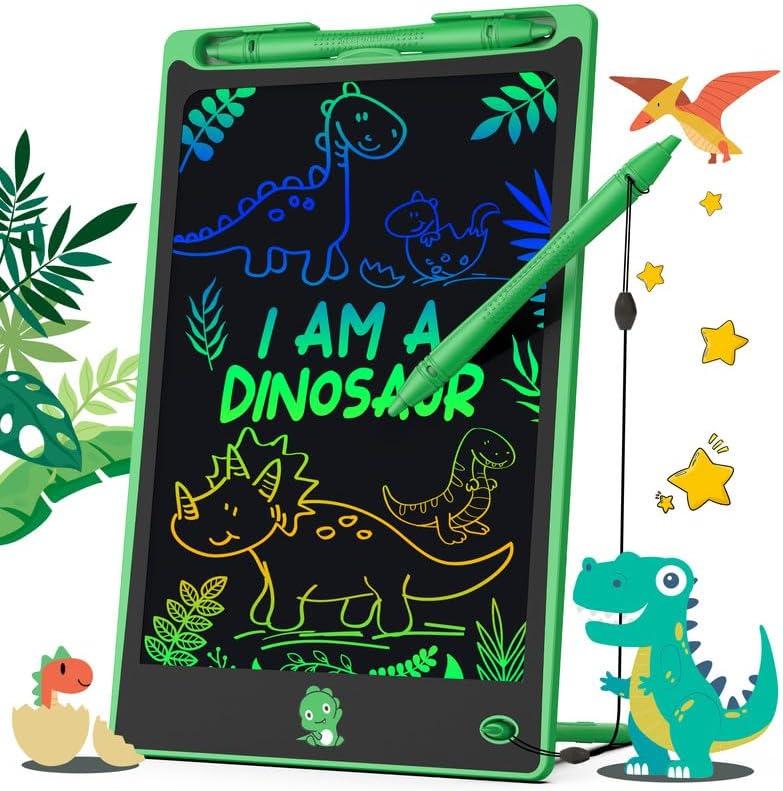 Hockvill LCD Writing Tablet for Kids 8.8 Inch, Toys for Girls Boys Drawing Pad for 3 4 5 6 7 Year Old Kid, Toddler Magnetic Doodle Board Travel Essentials, Birthday Valentines Gifts for Kids (Green)